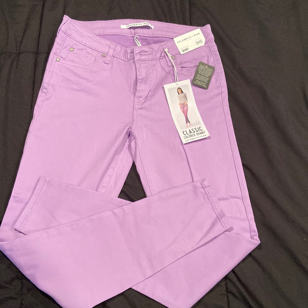 Lavender Celebrity Pink Skinny Jean